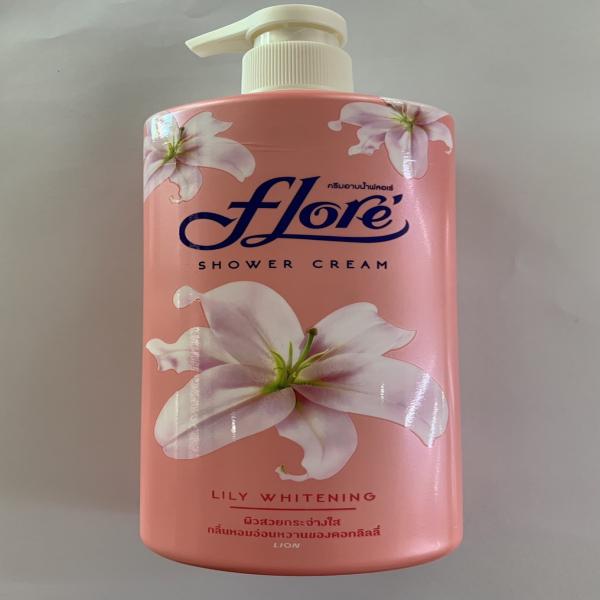 Flore Shower Cream Lily Whitening 500 ml (Local) The Central Islamic